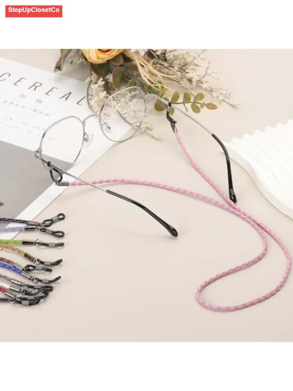 Leather Eyeglass Strap Chain for Women Men Sunglasses Lanyards Anti-lost